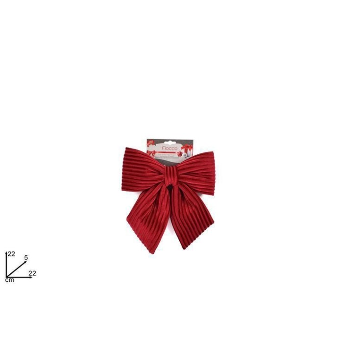 FIOCCO 22CM VELLUTO A RIGHE RE